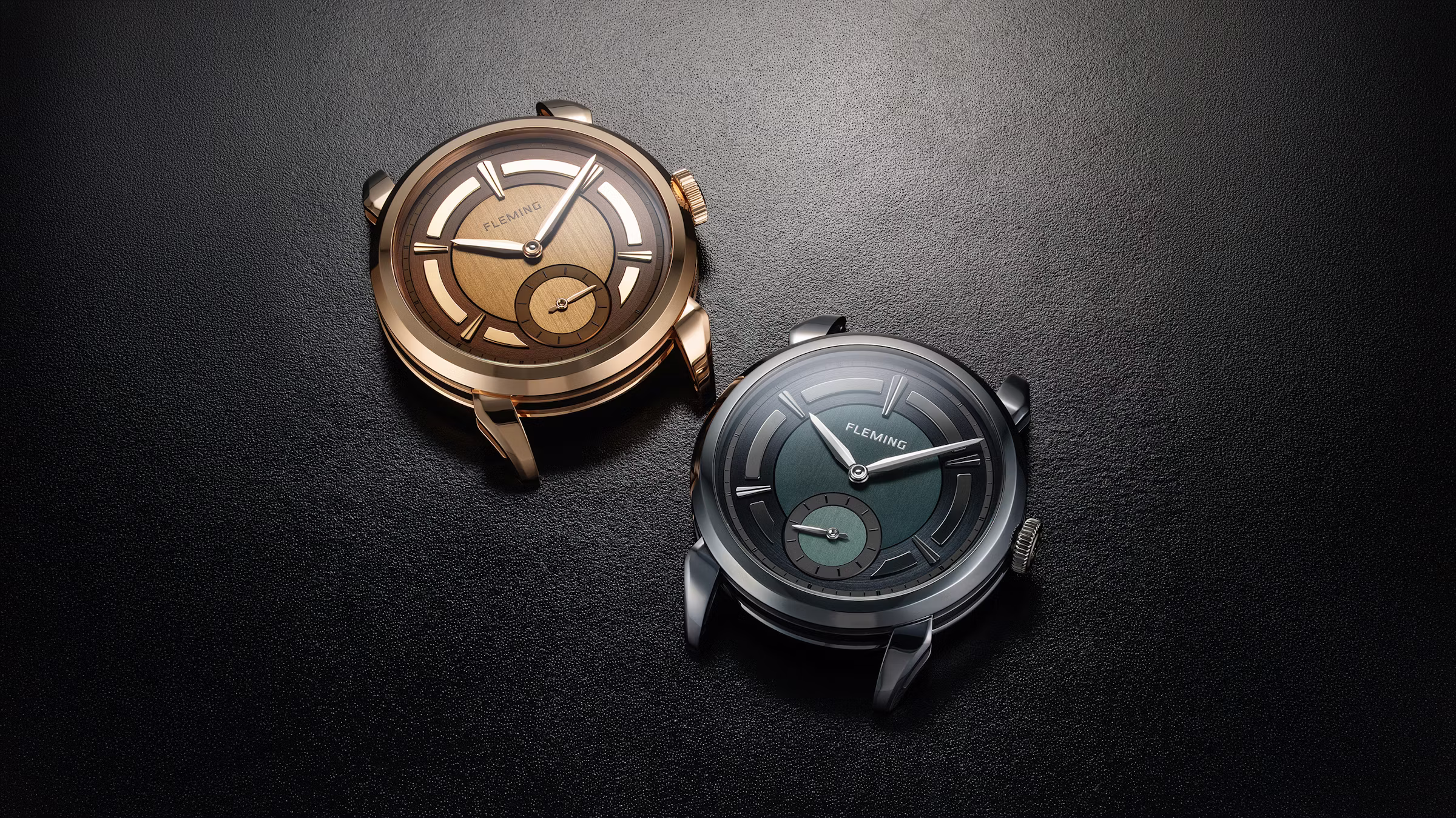 Redwood and Pacific dials side by side